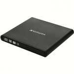 Verbatim 98938, USB2.0, CD/DVD-R/W, Slim, Black 98938