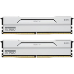 Klevv BOLT V Pure White, DDR5, 32GB, 6000MT/s, CL30, Kit of 2 KD5AGU880-60A300I
