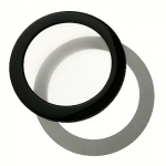 Demciflex Dust Filter, Round 80mm, Black/White 80mm Round