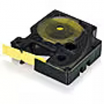 DYMO RHINO HEAT SHRINK TUBE 9X 1.5 BLACK ON WHITE IN                IN 18053