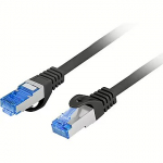 Lanberg CAT 6A, S/FTP, 1m PCF6A-10CC-0100-BK