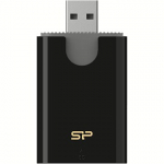Silicon Power memory card reader Combo USB 3.2, black SPU3AT5REDEL300K