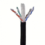 Alantec CAT 6, U/UTP, 305m, Black KIU6OUTZ305