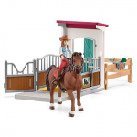 Schleich Figures set Horse Box with HORSE CLUB Hannah & Cayenne 42710
