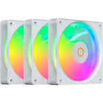 Ocypus Gamma F12 Elite ARGB 3 IN 1, 3 Pack, White Gamma-F12-WH3AM00E-GL