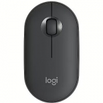 Logitech Pebble M350, RF Wireless/Bluetooth, Optical, Graphite 910-005718