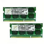 G.SKILL SODIMM, DDR3, 8GB, 1600MHz, CL9, Kit of 2 F3-12800CL9D-8GBSQ