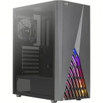 AeroCool Delta A-BK-v1, Black, Tempered Glass ACCM-PV45012.11