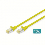 Digitus CAT 6A, S/FTP, 1m (10 pack) DK-1644-A-010-Y-10