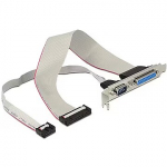 Delock - PCI slot bracket with LPT and COM to mainbord connecting 83445