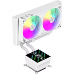 Gamemax GLACIER 240 WH, White GLACIER 240 LCD WH