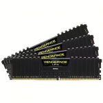 Corsair Vengeance LPX Black, DDR4, 32GB, 3200MHz, CL16, Kit of 4 CMK32GX4M4B3200C16