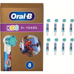 Braun toothbrush heads Kids, Spiderman, 8pcs Kids