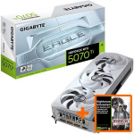 Gigabyte GeForce RTX 5070 Ti, 16GB GDDR7, EAGLE OC ICE SFF (DLSS 4) GV-N507TEAGLEOC ICE-16GD