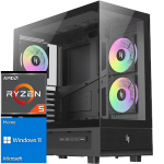TopPC AMD Ryzen 5 (Zen 3) GMNG, Ryzen 5 5600X, 32GB (2x16) DDR4, 16GB (1x16) DDR4, Radeon RX 7600, 1TB NVMe, Windows 11 Home DATK249-1442222