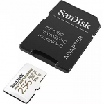 Sandisk Max Endurance, microSDXC, 256GB, UHS-I, U3, V30 +Adapter SDSQQVR-256G-GN6IA