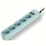 Gembird SPG3-B-10C, 5 Sockets, 3m, White SPG3-B-10C