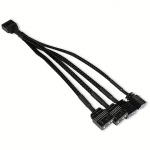 Alphacool aRGB 3-Pin Y-Splitter, 4x Split, 0.15m 18710