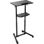 Gembird Mobile lecture desk with caster wheels TVS-DESK-01-BK