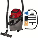 Einhell TC-VC 18/15 Li-Solo 18V, Red/Grey - without battery and charger 2347145