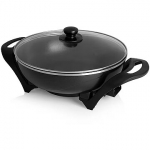 Tristar Electric Wok PZ-9130 1500 W, Stainless steel, 4.5 L, Black PZ-9130