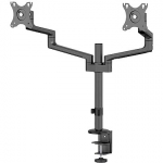 Newstar Full motion desk monitor arm for 2 screens, 17-27" DS60-425BL2