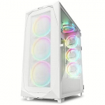 Sharkoon REV300, Tempered Glass, White 4044951039593