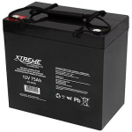 Blow Gel battery 12V 75Ah XTREME 82-229#