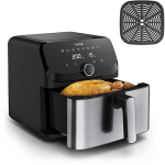 Tefal Easy Fry Mega EY855D10 fryer Single 7.5 L Stand-alone 2020 W Hot air fryer Black, Stainless steel EY855D10