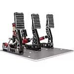Simagic Crimson Edition, Hydraulic (Triple) Pedal Set, 100kg LoadCell, S309 P2000-S100R