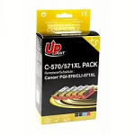Uprint Tintes kārtridžs UPrint Canon 570/571XL C/M/Y Multipaka C-570/571XL-PACK-UP
