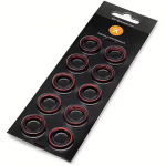EK Water Blocks EK-Quantum Torque Color Ring 10-Pack STC 10/13, Red 3831109816554