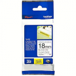 Brother TZE-S141 SPECIAL TAPE 18MM BLACK ON CLEAR STRONG ADHESIVE TZES141