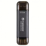 Transcend ESD310C, 512GB, Grey, Type-C/A TS512GESD310C