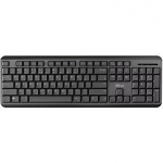 Trust TK-350 Wireless Keyboard, Leise Tasten, DE-Layout Kabellose Verbindung mit einer Reichweite bis zu 10 Meter, Fl&uuml;ssigkeitsgesch&uuml;tztes Design, Kab 24415