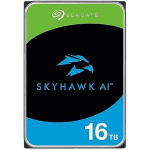 Seagate 16TB, 7200rpm, 512MB, SATAIII, SkyHawk AI, CMR ST16000VE005