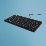 R-GO Tools COMPACT BREAK QWERTY, UK, BLACK RGOCOUKWDBL