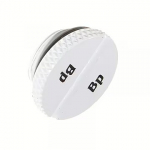 Bitspower G1/4" Deluxe White Low-Profile Stop Fitting BP-DWWP-C09
