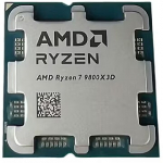 AMD Ryzen 7 9800X3D (8C/16T, 4.70 GHz, 96MB Cache, 120W), TRAY 100-000001084