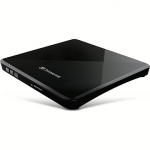 Transcend Extra Slim Portable DVD Writer, USB, Black TS8XDVDS-K