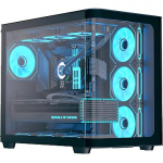 AeroCool P500C, Panoramic Tempered Glass, Black ACCM-PN01043.11