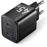 Vention MOBILE CHARGER WALL 45W USB-C/2P BLACK FEFB0-EU FEFB0-EU
