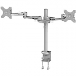 Newstar Full Motion desk monitor arm for 2 monitors, 10-27" FPMA-D935D