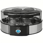 Adler Yogurt Maker AD 4476 Capacity 7x0.2 L, Stainless steel/Black AD 4476