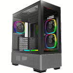 Montech SKY TWO, Black, Tempered Glass SKY TWO BK