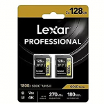 Lexar Professional 1800x 2Pack, SDXC, 128GB, UHS-II, U3, V60 LSD1800128G-B2NNG
