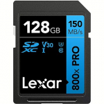 Lexar 800x, SDXC 128GB, UHS-I, U3, V30 LSD0800P128G-BNNNG