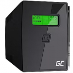 Green Cell Nepārtrauktas baro&scaron;anas bloks Green Cell PowerProof LCD UPS 850VA 480W 2x Schuko UPSLM480