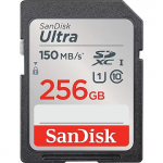 Sandisk Ultra R150, 256GB, SDXC, UHS-I, U1, V10 SDSDUNC-256G-GN6IN