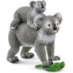 Schleich Wild Life Koala mother with baby, toy figure 42566